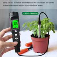 Analyseur de sol numérique EC-8801, conductimètre, capteur étanche, analyseur de terre avec ATC, plantation, jardin, extérieur