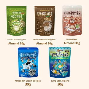 Corée du Sud importé <span class=keywords><strong>Tom</strong></span> Barbee miel beurre amandes 35 g/paquet goût sucré céréales collations noix de cajou mélangées sarrasin sac emballage - Product Image 3