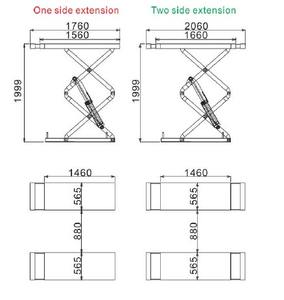 4.<span class=keywords><strong>5</strong></span> <span class=keywords><strong>Ton</strong></span> 10000 Lbs atau <span class=keywords><strong>5</strong></span> <span class=keywords><strong>Ton</strong></span> 11000 Lbs Di Bawah Tanah Angkat Gunting Mobil - Product Image 6