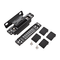 Bisagras Modernas de Aluminio y Madera de 13 mm con Apertura Interna/Externa de 120 Grados, Bisagra Invisible Bidimensional Ajustable