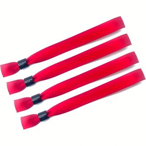 Polyester Wristbands with Silk Screen, Disposable Fabric Straps for Party and Test Drive Events - Product Image 5