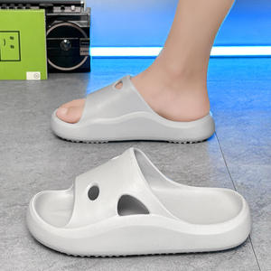 Pantuflas para Hombre, Antideslizantes, con Suela Gruesa, Acolchado Insonorizante, Suela Suave, Pantuflas Cómodas para el Hogar - Product Image 5