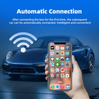 AuraStarPlay Mini Ultra3-2air Adaptador Inalámbrico CarPlay Bluetooth WiFi Dongle Smart Auto Link para Android y Apple