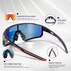 Lunettes de protection anti-buée pour verres correcteurs, idéales pour la randonnée, le cyclisme en extérieur, le VTT, le vélo de montagne, et le ski, protection UV400 - Product Image 2