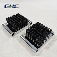 Brosse industrielle en alliage d'aluminium pour le nettoyage des pièces de machines et le traitement des poils de brosse