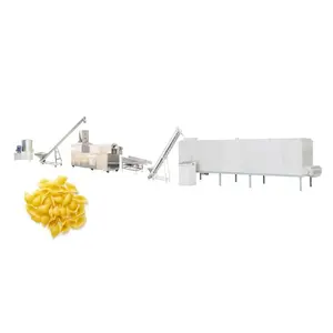 Duran wheat pasta industrial machinery ligne de production spaguetti extruder dryer and cutting machine