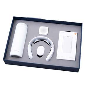 Moderno y Sencillo Vaso Aislado de Acero Inoxidable con Sistema de Bloqueo y Apertura Rápida, Altavoz Pequeño, Batería Externa, Protector de Cuello, Paraguas, Caja de Regalo Modelo 035 - Product Image 5