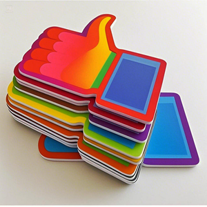 HIC Fabrik Großhandel Kundenspezifische Gestanzte PVC-Schaumstoff-Hintergründe Schilderdruck 5mm Tischaufsteller Tisch-KT-Schilder - Product Image 5