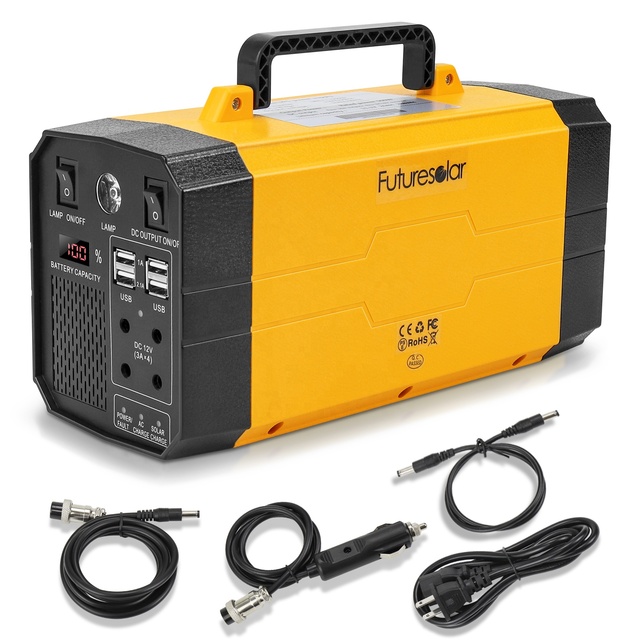 500W Portable Power Station,Solar Generator, Backup Battery Pack Power Supply for Outdoor Adventure Load Trip Camping Emergency