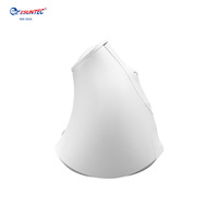 MW-060X-White Mouse Gaming Vertikal Optik USB Nirkabel 2.4G BT Mode Ganda Baru DPI Dapat Disesuaikan 6D Ergonomis untuk Tangan Kanan