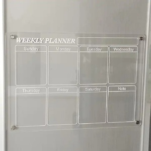 Tablero de borrado en seco magnético acrílico y calendario para nevera Calendario de tablero de borrado en seco para refrigerador planificador reutilizable - Product Image 4