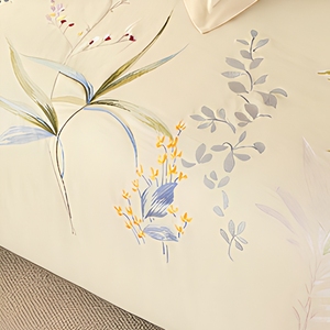 Set Sprei Minimalis Geometris Sederhana Populer 100% Katun 200TC 4 Buah Set Selimut Musim Semi Gugur untuk Hostel - Product Image 6