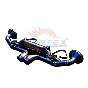 ท่อไอเสียแบบ Catback วัสดุไทเทเนียมเกรด 5 ขนาด 1.2 มม. ยี่ห้อ Vortex สำหรับรถ Porsche 992 GT3 4.0L ปี 2022-2025 สีฟ้าเบิร์น พร้อมวาล์ว ระบบติดตั้งโดยตรง รับประกัน 24 เดือน - Product Image 2