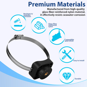 Support de transducteur pour moteur de pêche à la traîne Velpaw 0 Degree Mount, compatible avec Livescope Plus LVS34, pour moteurs de pêche à la traîne de diamètres de 2 à 4,5 pouces. - Product Image 5