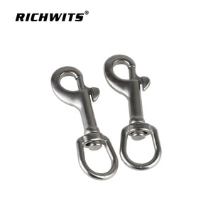 RICHWITS Gancho giratorio de acero inoxidable 316 con cierre de resorte para mascotas, perros, artículos de buceo y fijación. - Product Image 5