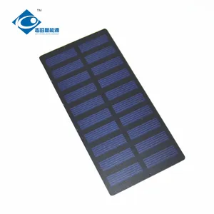 Chargeur solaire ultraléger PET haute efficacité 1.12W ZW-13263 centrales solaires Chargeur de panneaux solaires léger 5V