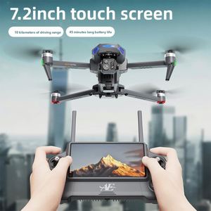 โดรนถ่ายภาพทางอากาศสำหรับผู้เริ่มต้น 4K หลบหลีกสิ่งกีดขวาง ควบคุมระยะไกล ส่งสัญญาณ 3 กม. บินได้นาน 40 นาที ไจโร 6 แกน แบบไร้แปรง - Product Image 3