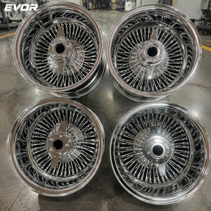 ล้อแม็<span class=keywords><strong>ก</strong></span>ซ์ EVOR ขนาด 13 14 นิ้ว แบบ Reverse Chrome 72 <span class=keywords><strong>ก</strong></span>้านตรง <span class=keywords><strong>ขอบ</strong></span> 13x7 โครเมียม <span class=keywords><strong>ยาง</strong></span><span class=keywords><strong>ขอบ</strong></span>ขาว - Product Image 1