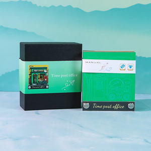 Miniature de bureau de la poste du siècle, sculpture 3D, bloc-notes décoratif, cadeau surprise, bloc-notes artistique à prix d'usine - Product Image 3