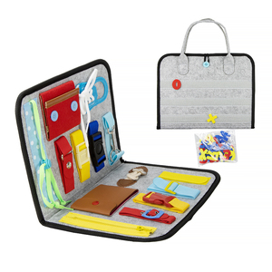 Libro de Actividades de Fieltro Personalizado, Tablero de Actividades Montessori, Juguetes, Servicio OEM ODM, Educación Temprana, Libro Silencioso para Niños Pequeños - Product Image 1