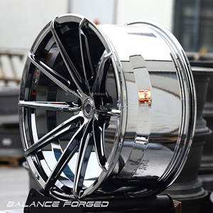 Rines de Aleación Forjados Personalizados, Ruedas Cóncavas Profundas, Gris Plateado Brillante, 5x112 5x120, Ruedas de <span class=keywords><strong>17</strong></span>-22 Pulgadas para BMW Porsche 911 Panamera - Product Image 4