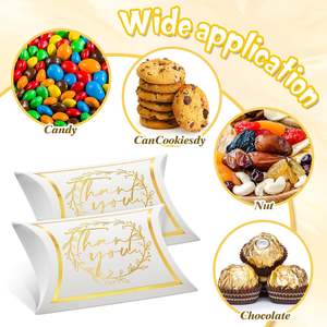 Boîtes à <span class=keywords><strong>cadeaux</strong></span> en forme d'oreiller « Merci », petites, pour <span class=keywords><strong>mariage</strong></span>, <span class=keywords><strong>cadeaux</strong></span> de <span class=keywords><strong>mariage</strong></span>, boîtes à bonbons, sacs à friandises pour <span class=keywords><strong>mariage</strong></span>, fête prénuptiale - Product Image 4