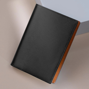 Logo personnalisé <span class=keywords><strong>A7</strong></span> en cuir Pu, hoco noir, organisateur de Folio de luxe pour ordinateur portable, couverture de journal, Logo personnalisé - Product Image 5
