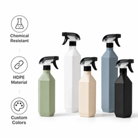 Vente en gros de flacons pulvérisateurs à pompe résistants aux produits chimiques en HDPE de 580 ml pour le nettoyage domestique et automobile