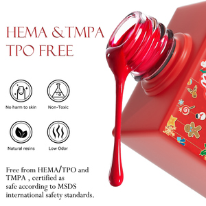 Collezione Gel Natalizia Vendeeni ad Alta Pigmentazione Set 16 Colori in Cofanetto TPO HEMA FREE OEM Private Label Smalto Gel per le Feste di Capodanno - Product Image 3