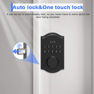 Tiêu chuẩn Mỹ loại dễ dàng cài đặt Keyless nhập <span class=keywords><strong>Door</strong></span> Lock với bàn phím deadbolt khóa cho cửa trước với phím tự động khóa - Product Image 3