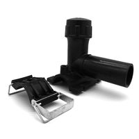 Raccord de tuyau en HDPE Té de taraudage Raccords de selle PN16