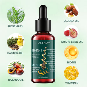 Huile Essentielle de Kératine 10-en-1 aux Extraits de Plantes, Hydratante, Lisse, Parfum Longue Durée, Éclat Rafraîchissant, avec Huile de Romarin et Huile de Ricin - Product Image 4