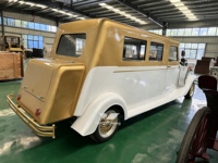 Voiture de Mariage Rétro et Voiture Électrique Classique de Tourisme à Énergie Nouvelle, Voiture de Tourisme Électrique Classique Noire de Luxe
