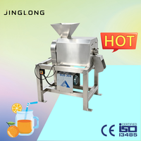 Hoge snelheid roestvrijstalen fruitpulpmachine voor commerciële productie van fruitsap en puree