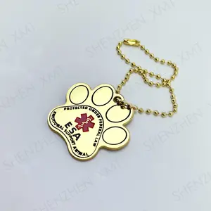 Promotie Cadeau Sublimatie Blanco Geanodiseerde Tags Groothandel Rechthoek Gepersonaliseerde Stempelen Blanco Hond Merk Logo Metalen Tag