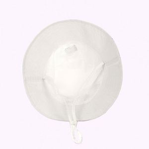 Sombrero de Pescador para Niños 2025, Sombrero de Sol para Bebés de Color Sólido con Lazo, Gorra de Protección Solar para Niños y Niñas con Ala Ancha - Product Image 3