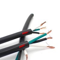 Kabel Fleksibel PVC SVT 16 18AWG 2 3 4 Inti Isolasi Konduktor Tembaga Kabel Daya