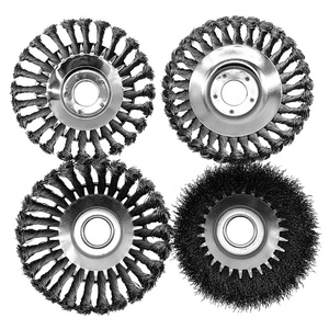 Expérimenté Old Shop Krokmou Twister Garden Brush Tête de tondeuse Brosse métallique Brosse à mauvaises herbes - Product Image 5