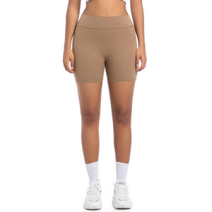 Collants de travail pêche taille haute pour femmes pantalons de yoga fitness à séchage rapide avec bouton de levage de hanche élastique nouveaux shorts de sport - Product Image 1