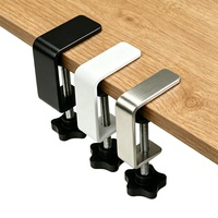 Support de table universel réglable sans perçage, fixation par pince en C pour bord de table, support de bureau à pince en C