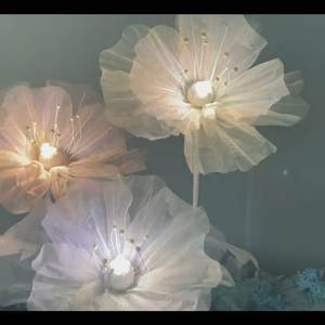 ดอกไม้ไหมพรมเทียมเรือง<span class=keywords><strong>แสง</strong></span>สำหรับตกแต่งงานแต่งงานดอกไม้ประดับพื้นหลังเวทีรูปตัวทีพร้อมขาตั้ง - Product Image 6