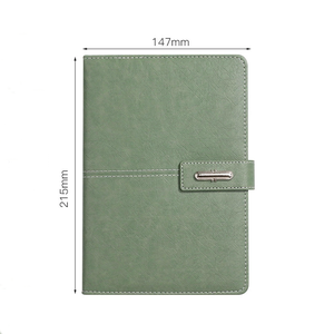 Juego de bolígrafos de cuero A5 de tapa dura, diario de papel grueso rayado para hombres y mujeres, regalo de negocios para el trabajo, la escuela o uso doméstico - Product Image 1