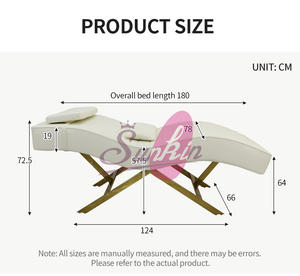 <span class=keywords><strong>SUNKIN</strong></span> lit à cils de style S lit de beauté pour salon de coiffure à couleur personnalisable avec prix de gros disponible - Product Image 6