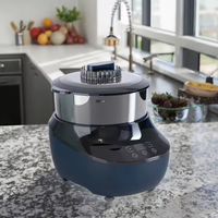 Mélangeur électrique de cuisine en acier inoxydable avec fonction de chauffage Nouveau batteur sur socle Mélangeur de pâte Appareils ménagers Bol mélangeur