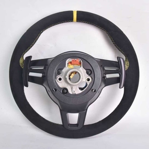 Volante para Porsche Alcantara Macan Panamera Taycan Cayenne Cayman 718 911 918 991 981 987 996 958 992 GT2 GT2RS GT3 GT4 - Product Image 3