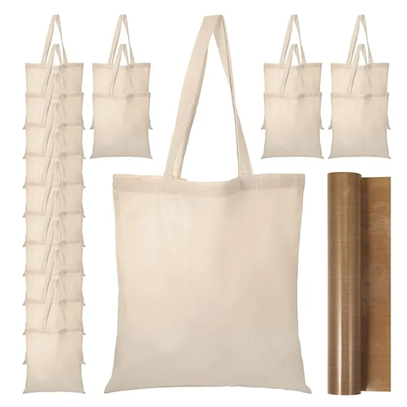 Tái chế hữu cơ hàng tạp hóa chất lượng cao đồng bằng 100% bông mua sắm Túi cá nhân Canvas Tote Bag với tùy chỉnh in logo