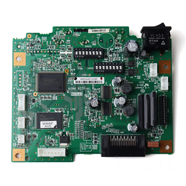 New TM-U220 Mainboard with Power Adapter Board for Epson TM-U220 288 210 188 Thermal Printer Mainboard Printer Parts