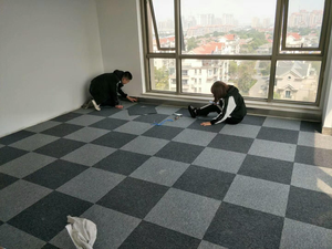 La taille et la couleur du tapis en boucle de nylon peuvent être personnalisées pour les salons et les bureaux. - Product Image 4