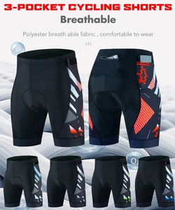 <span class=keywords><strong>Pantaloncini</strong></span> da Ciclismo da Uomo Personalizzati con Stampa a Sublimazione, Imbottitura in Gel, 3 Tasche e Grip in Silicone Antiscivolo - Product Image 2
