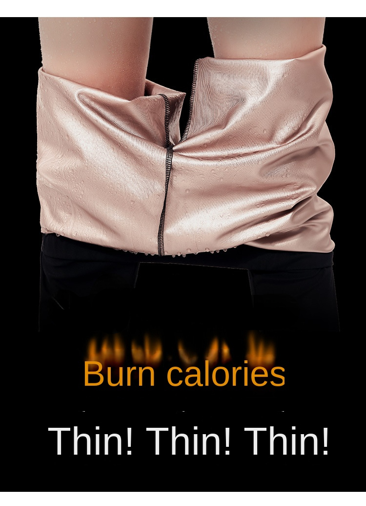 ZOYIAME Womens Sweatsuit Hot Plus Size Fitness Short/Long Sleeve Shirt Sports Sweat Jacket Gym Pants Weight Loss Sauna Suit